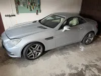 Gebraucht Mercedes SLK200 184 PS (135 kW) 2011 Silber Cabrio