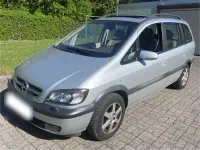 Second-hand Opel Zafira 125 CP (91 kW) 2003 Argintiu Monovolum