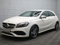 Gebraucht Mercedes A200 AMG line 156 PS (114 kW) 2018 Weiß Limousine