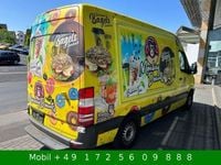 Gebraucht Mercedes Sprinter 95 PS (69 kW) 2013 Arktikweiss / foliert gelb Van