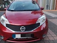Second-hand Nissan Note Acenta 98 CP (72 kW) 2016 Roșu Hatchback
