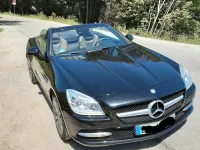Gebraucht Mercedes SLK200 2011 Schwarz Cabrio