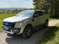 Używany Ford Ranger Wildtrack 200 KM (147 kW) 2013 Srebrny Pickup