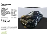 Gebraucht Audi e-tron Basis 230 kW (313 PS) 2022 Mythosschwarz metallic SUV