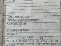 Gebraucht VW Golf III 82 PS (60 kW) 1991 Weiß Kleinwagen