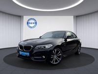 Gebraucht BMW 218 Sport Line 136 PS (100 kW) 2016 Schwarz Coupé