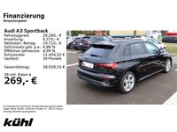Gebraucht Audi A3 S-Line 150 PS (110 kW) 2023 Mythosschwarz metallic Limousine