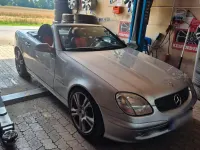 Gebraucht Mercedes SLK200 2001 Silber Cabrio
