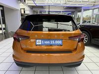 Gebraucht Skoda Fabia Style 110 PS (80 kW) 2022 Phoenixorange metallic (metallic) Kleinwagen