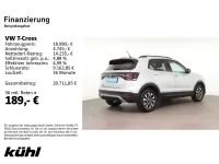 Gebraucht VW T-Cross Active 110 PS (80 kW) 2022 Reflexsilber metallic SUV