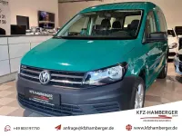 Gebraucht VW Caddy Trendline 122 PS (89 kW) 2016 Grün Van / Kleinbus
