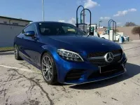 Gebraucht Mercedes C180 AMG line 156 PS (114 kW) 2019 Blau Coupé
