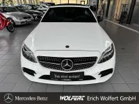 Gebraucht Mercedes C220 AMG 194 PS (142 kW) 2020 Polarweiss  unilack Cabrio