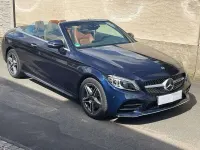 Gebraucht Mercedes C200 AMG line 184 PS (135 kW) 2018 Blau Cabrio