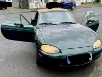 Używany Mazda MX5 110 KM (80 kW) 1999 Zielony Kabriolet