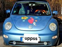 Gebraucht VW New Beetle Cabriolet 102 PS (75 kW) 2004 Blau Cabrio