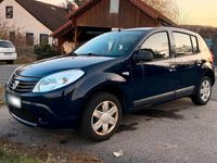 Gebraucht Dacia Sandero 75 PS (55 kW) 2012 Blau Kleinwagen