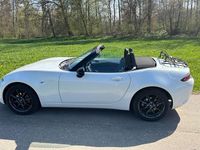 Gebraucht Mazda MX5 Exclusive-Line 132 PS (97 kW) 2016 Weiß Cabrio