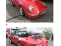 Gebraucht Porsche 993 286 PS (210 kW) 1996 Rot Cabrio