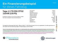 Gebraucht VW Taigo Style 150 PS (110 kW) 2022 Schwarz SUV