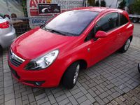 Gebraucht Opel Corsa Edition 87 PS (63 kW) 2010 Magma rot (b) Kleinwagen