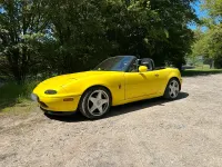 Gebraucht Mazda MX5 115 PS (84 kW) 1994 Gelb Cabrio