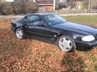 Gebraucht Mercedes SL320 224 PS (164 kW) 1998 Schwarz Cabrio