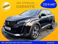 Gebraucht Peugeot 3008 Allure 131 PS (96 kW) 2021 Schwarz SUV