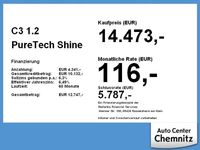 Gebraucht Citroën C3 PureTech 82 PS (60 kW) 2023 Weiß Limousine