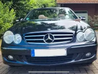 Używany Mercedes CLK200 183 KM (134 kW) 2007 Czarny Kabriolet