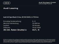 Gebraucht Audi A3 S-Line 272 PS (200 kW) 2025 Progressivrot metallic Limousine