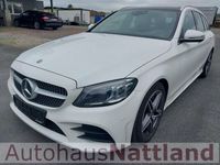 gebraucht Mercedes C220 T d AMG Line Pano LED Navi Leder AHK