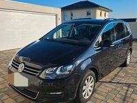 Gebraucht VW Sharan Comfortline 150 PS (110 kW) 2017 Schwarz Van / Kleinbus