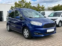 Gebraucht Ford Tourneo Courier Titanium 101 PS (74 kW) 2017 Indicblau metallic Van / Kleinbus
