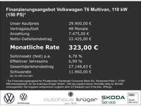 Second-hand VW Multivan Trendline 150 CP (110 kW) 2019 Alb Monovolum