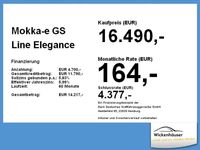 Gebraucht Opel Mokka-e GS Line 100 kW (136 PS) 2022 Kontrast grau/quarz silber SUV