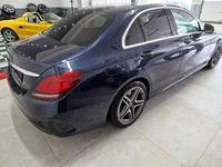 Gebraucht Mercedes C160 AMG line 131 PS (96 kW) 2018 Blau Coupé