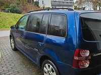 Gebraucht VW Touran 102 PS (75 kW) 2008 Blau Van / Kleinbus