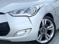 gebraucht Hyundai Veloster blue Premium/Pano/Leder/SHZ/Klima/PDC/