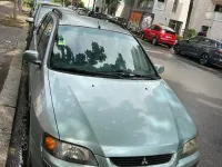 Gebraucht Mitsubishi Space Star 98 PS (72 kW) 2004 Grün Van / Kleinbus