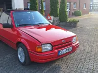 Gebraucht Ford Escort Cabriolet 90 PS (66 kW) 1987 Rot Cabrio