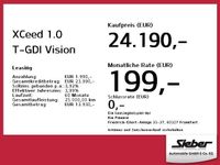 gebraucht Kia XCeed 1.0 T-GDI Vision **LED*Navi*Sitzheizung*