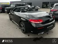 Gebraucht Mercedes C220 AMG 194 PS (142 kW) 2022 Metalliclack obsidianschwarz m Cabrio