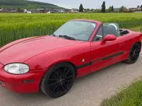 Gebraucht Mazda MX5 140 PS (102 kW) 2000 Rot Cabrio