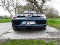 Second-hand Porsche Boxster 330 CP (242 kW) 2015 Albastru Cabrio