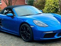 gebraucht Porsche 718 Boxster Sapphire Blau BOSE LED PASM APPLE KAMERA HEIZ