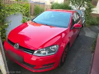 Gebraucht VW Golf VII 110 PS (80 kW) 2015 Rot Kleinwagen