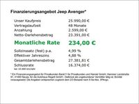 Gebraucht Jeep Avenger EV Summit 114 kW (156 PS) 2023 Vr519/a) (grau SUV