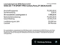 Gebraucht BMW 540 M Sport 286 PS (210 kW) 2025 Schwarz Limousine
