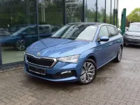 Gebraucht Skoda Scala Clever 95 PS (69 kW) 2021 Titanblau metallic Kleinwagen